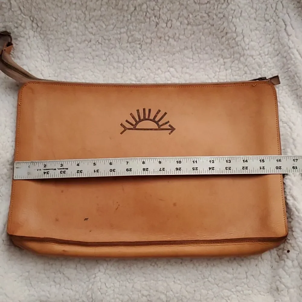 Vtg. Apple Macintosh Leather Bag